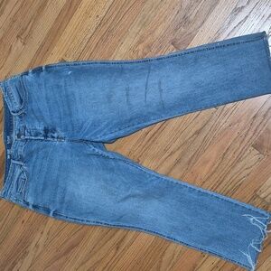 a.n.a Women's High Rise Jeans - Blue